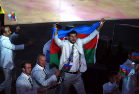 Сборная Азербайджана на открытии Олимпиады в Рио -ФОТО